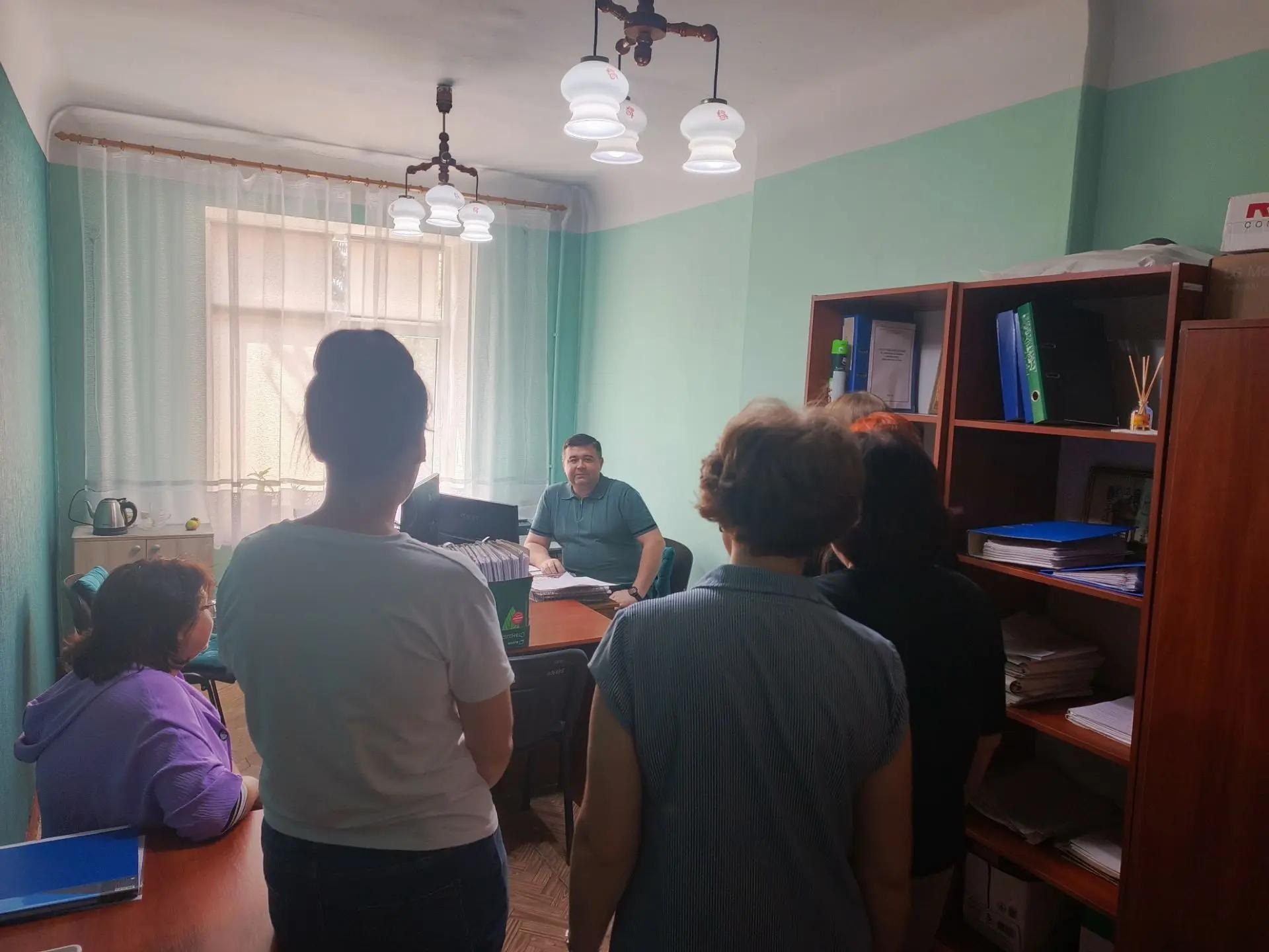 В Центрально-Городском районе Горловки состоялась встреча с трудовым коллективом.